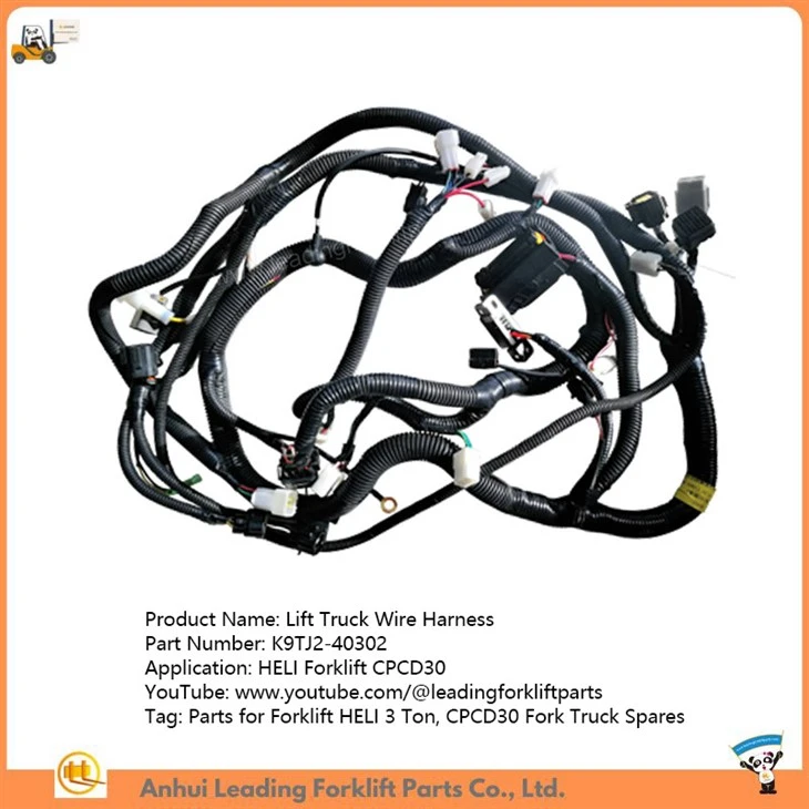 K9TJ2-40302|Lif Lori Wire Harness|Bahagian untuk Forklift HELI 3 Tan|Alat Ganti Lori Garpu CPCD30