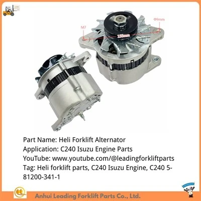 Bahagian Enjin Isuzu C240 | Alternator Forklift Heli Borong|C240 5-81200-341-1