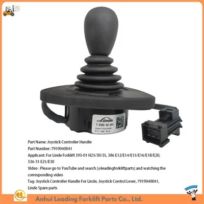 Aksesori Forklift Linde|Tuas kawalan joystick|Pengilang Bahagian Forklift Aftermarket|7919040041